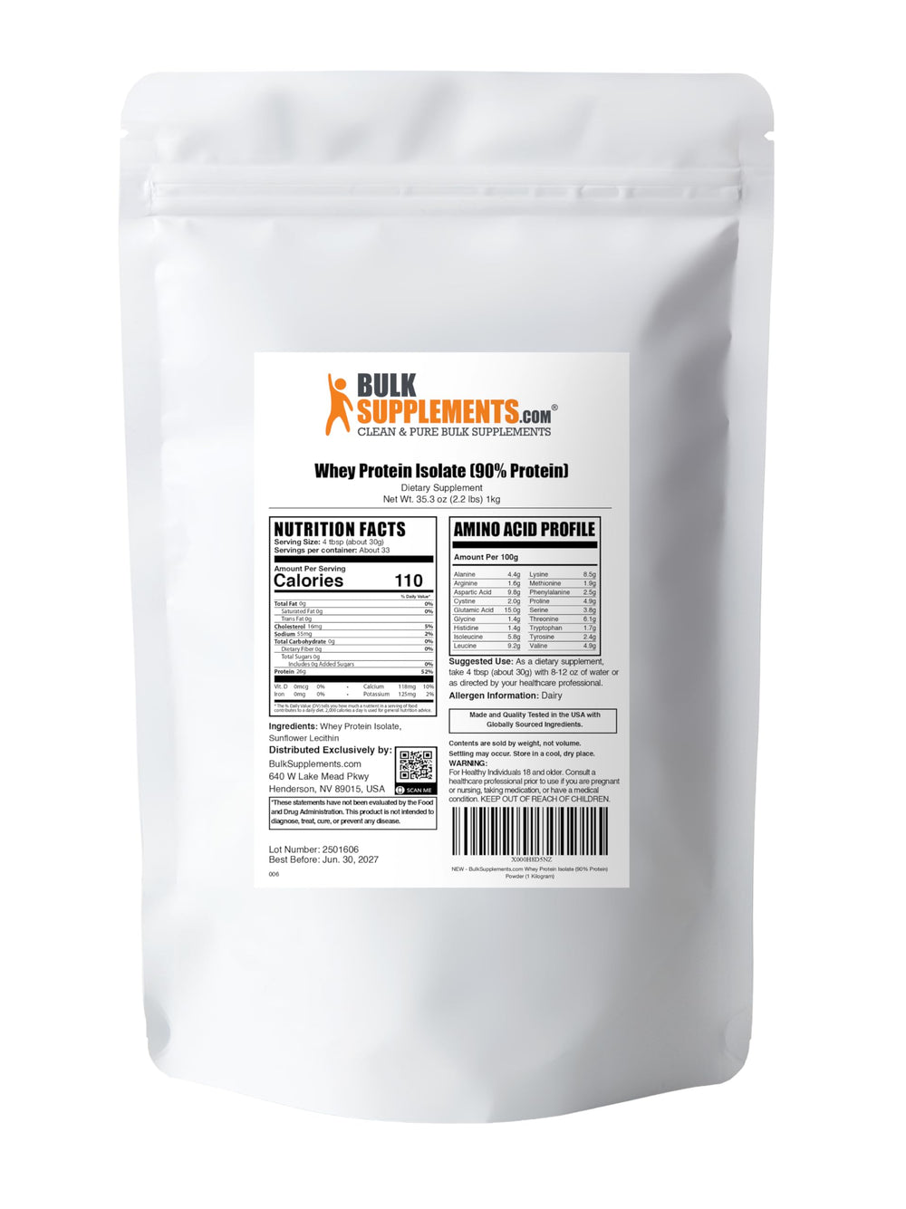 BulkSupplements Whey Protein Isolate mixed shake ready-to-drink option