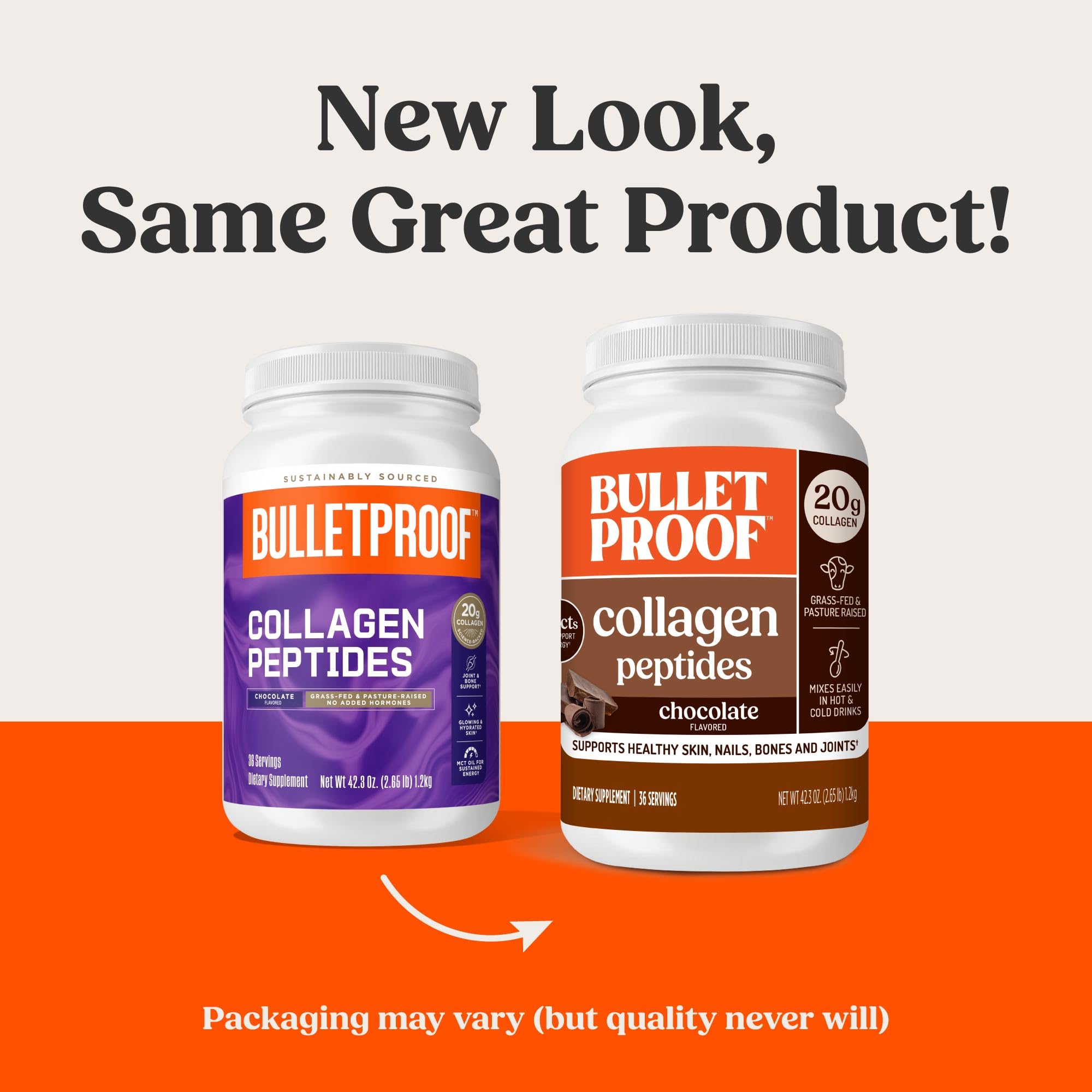 Bulletproof Chocolate Collagen in coffee mug for easy daily use