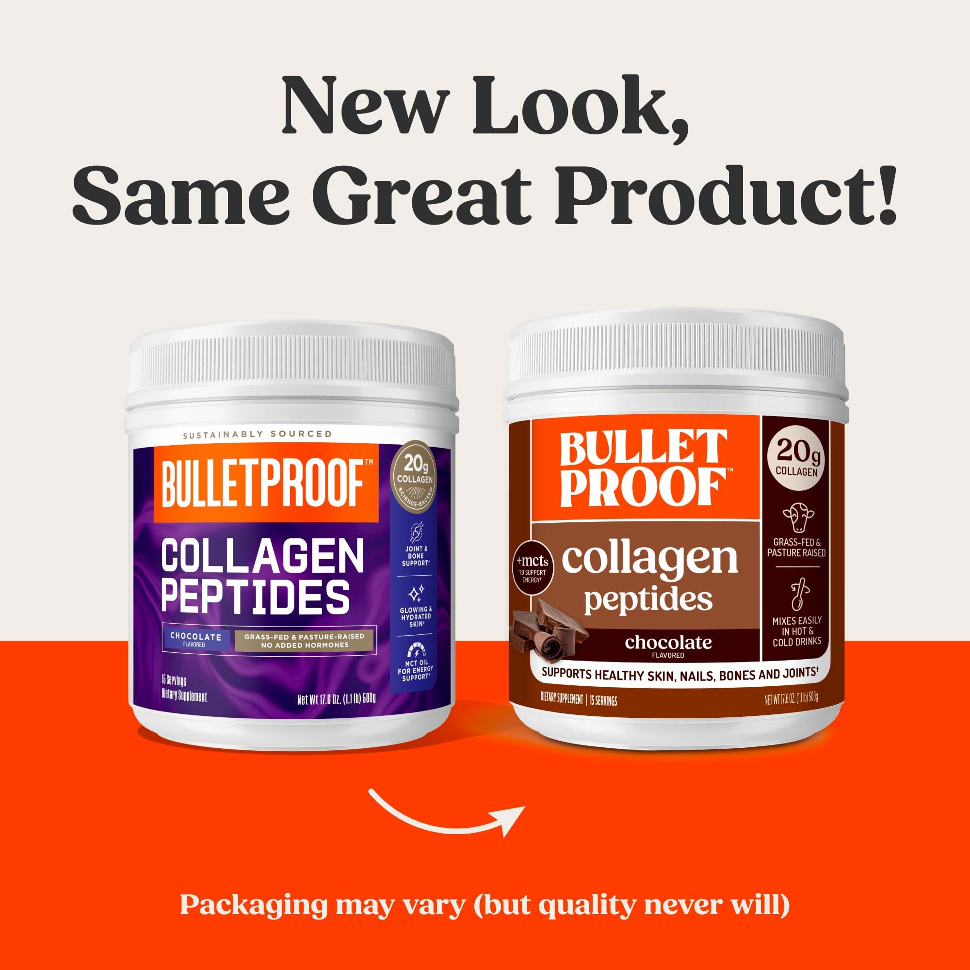 Bulletproof Chocolate Collagen powder in a coffee mug for easy morning boost