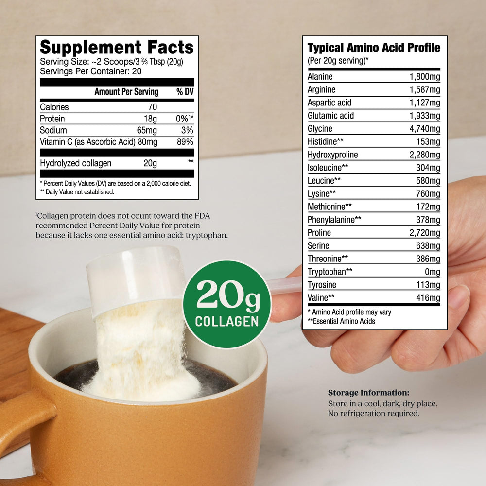 Bulletproof Collagen Peptides coffee mix blends into hot beverages smoothly.