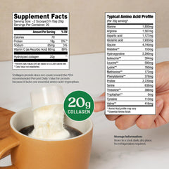 Bulletproof Collagen Peptides coffee mix blends into hot beverages smoothly.