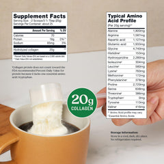 Bulletproof Collagen Peptides coffee-mix shown dissolving in a mug