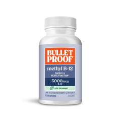 Bulletproof Cool Spearmint lozenges bottle for on-the-go energy support.