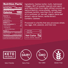 Bulletproof fudge-brownie-collagen-bar-pack-12 wrapped for quick, portable snacking.