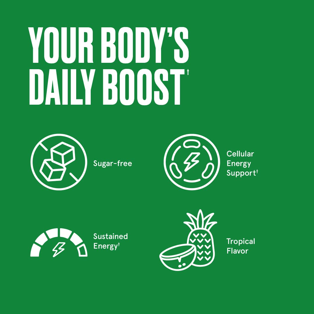 Two gummies per day usage shown as part of a routine