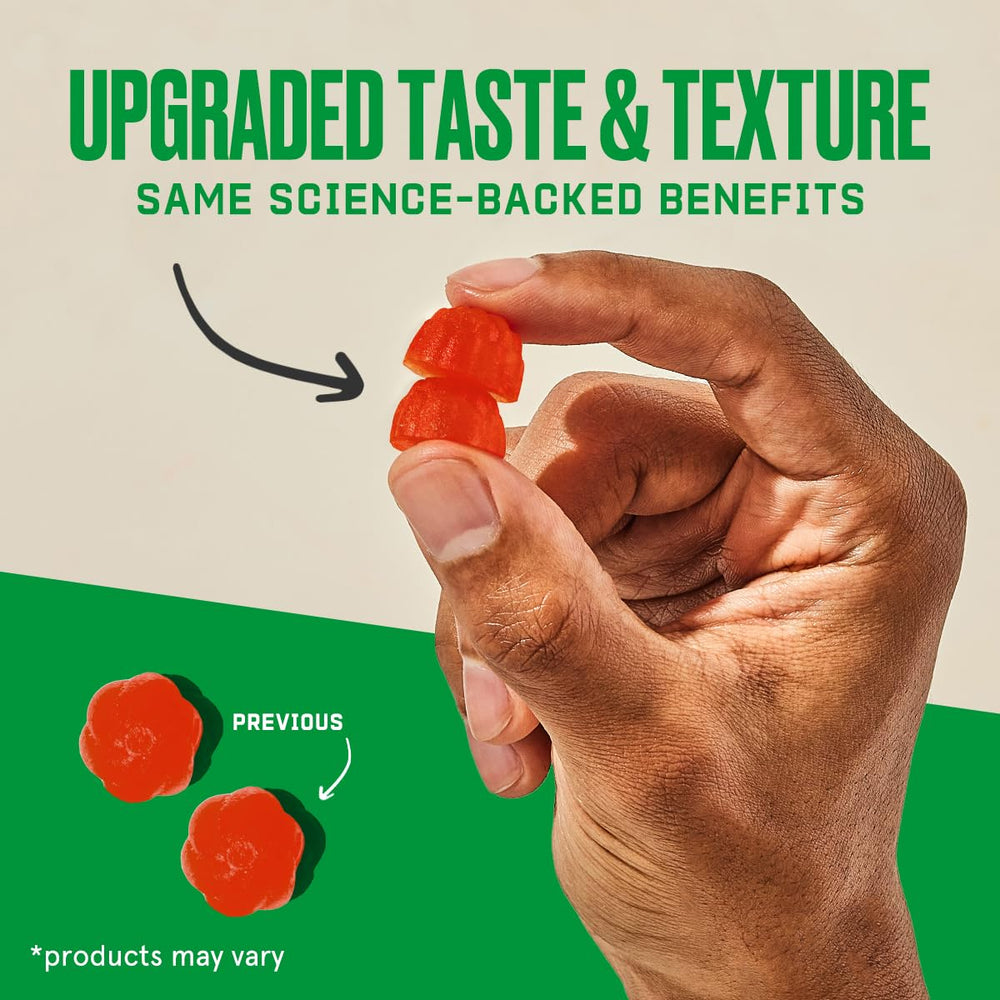 Close-up of vibrant tropical gummies with keto-friendly sugar-free formula for daily use