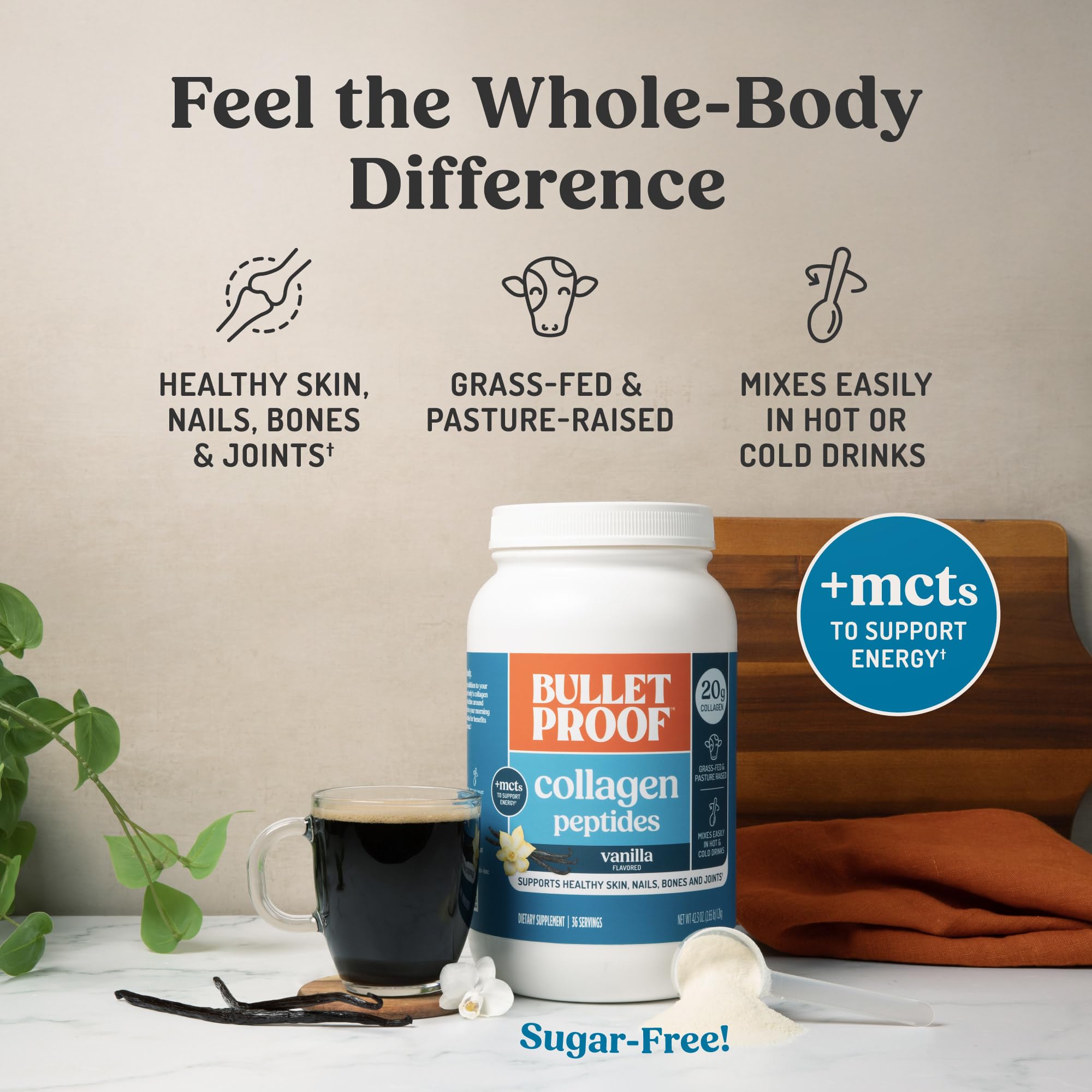 Stir into smoothies for a protein-rich, vanilla-flavored boost.