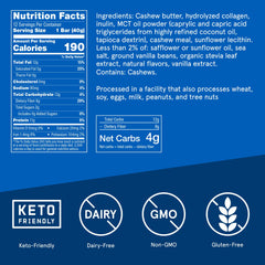 Bulletproof Vanilla Shortbread Bars close-up highlights creamy texture and protein.