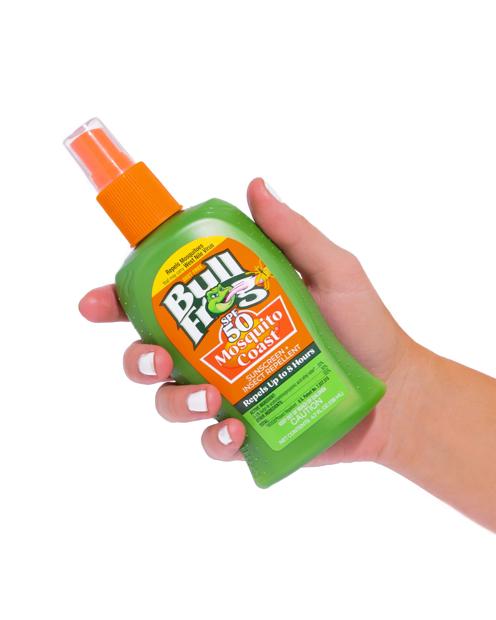 Aplicación rápida en exteriores con la bomba Bullfrog Coast.
