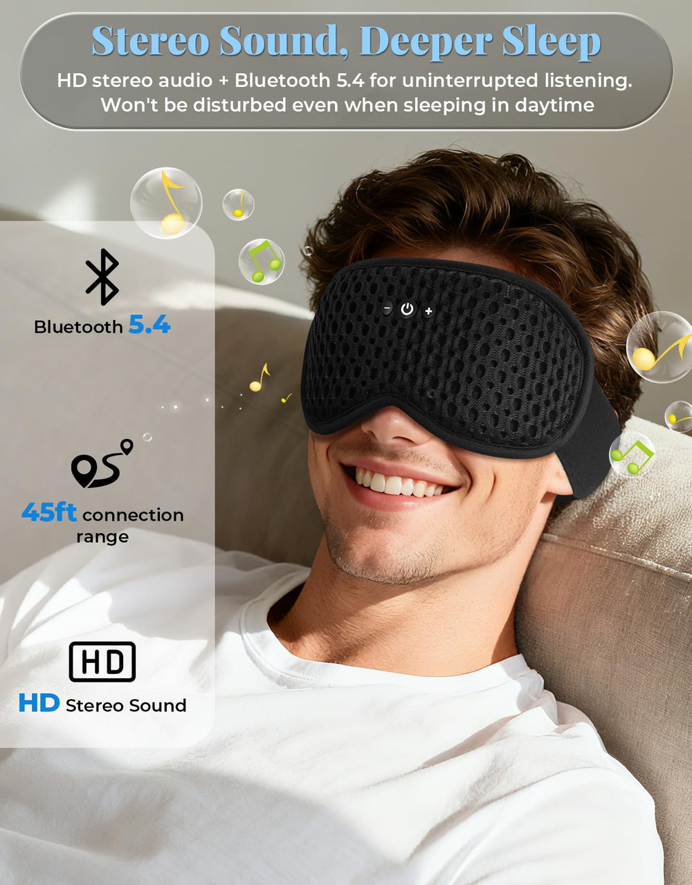 BULYPAZY fully adjustable strap provides personalized fit for most heads.