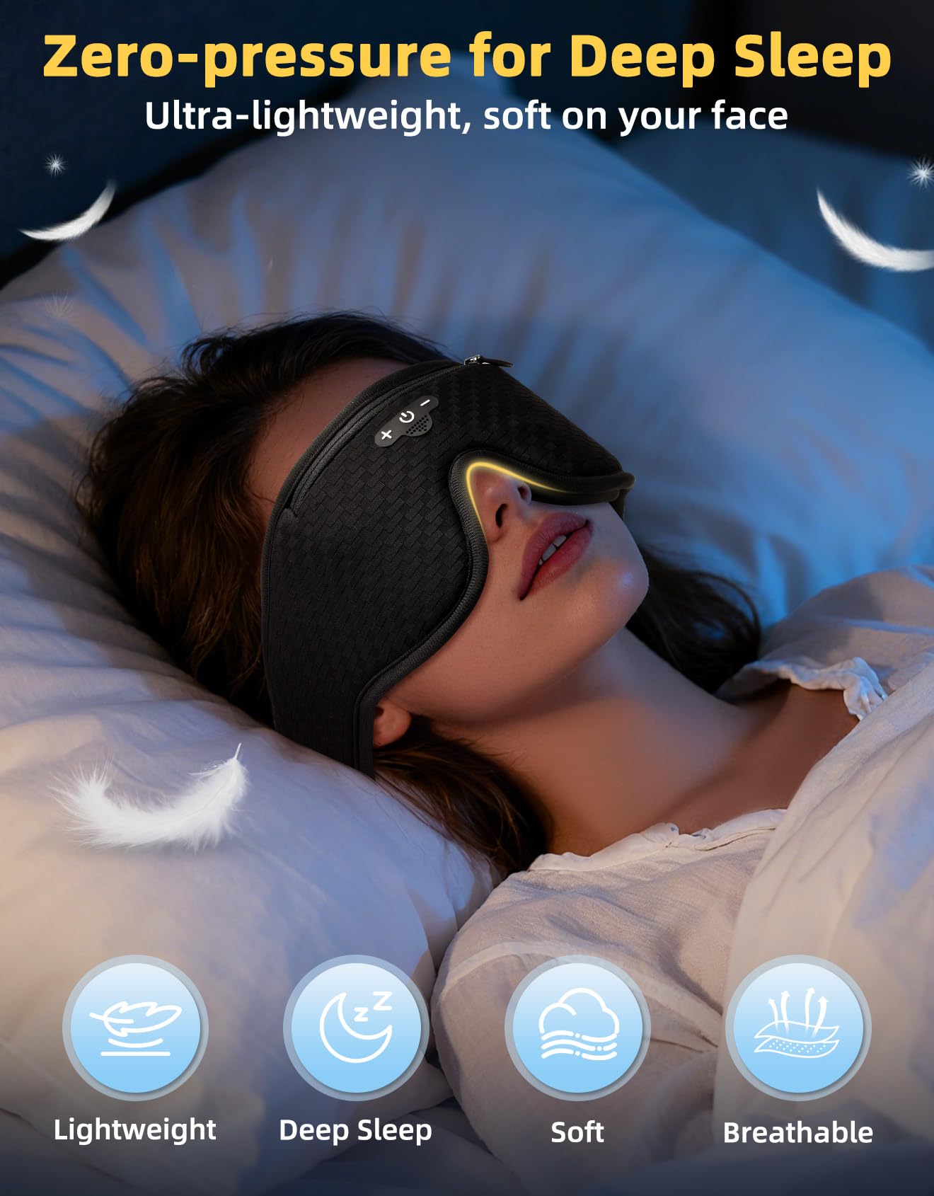 Bulypazy batería de 12 horas para dormir sin interrupciones