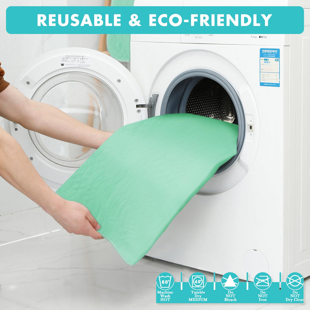 Bunlitent multi-use underpads protect floors and mattresses with a waterproof layer.