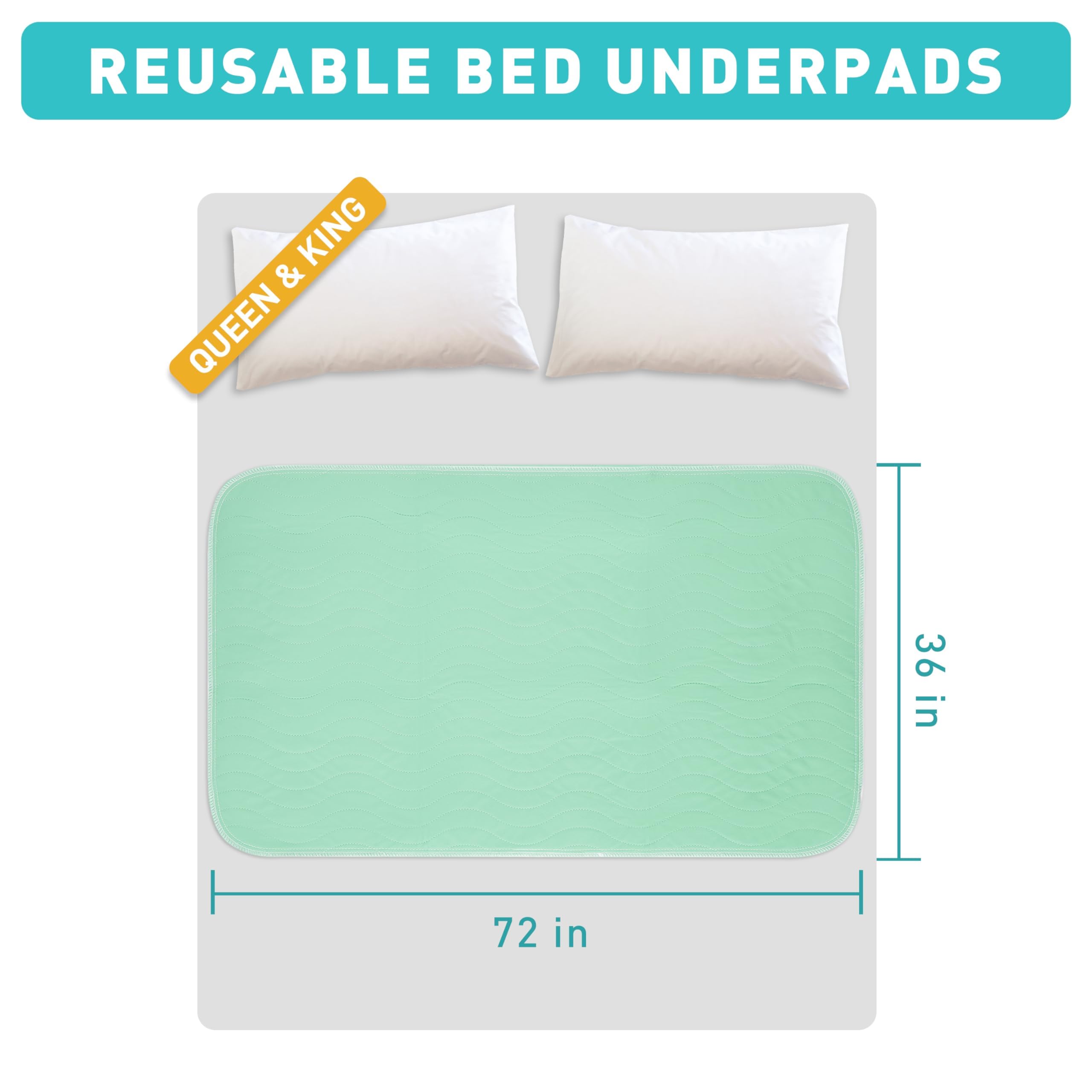 Bunlitent bed-protector underpads provide sofa and wheelchair protection.
