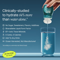 Buoy Electrolyte Drops pour ready to mix with water.