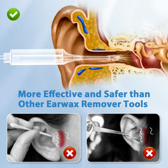 B.urHero ear vacuum showing 3-level suction control for tailored comfort.