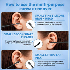 B.urHero rechargeable ear wax removal kit supports cordless use.