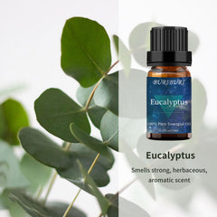 BURIBURI two-pack packaging with lavender and eucalyptus oils for DIY blends.