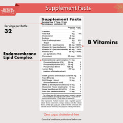 Buried Treasure Added Attention label highlights sugar-free, kid-friendly brain nutrition for daily study.