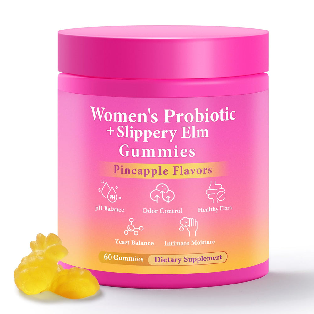 BURMINY Her Juicy Probiotics Gummies bottle supports daily feminine balance and comfort.