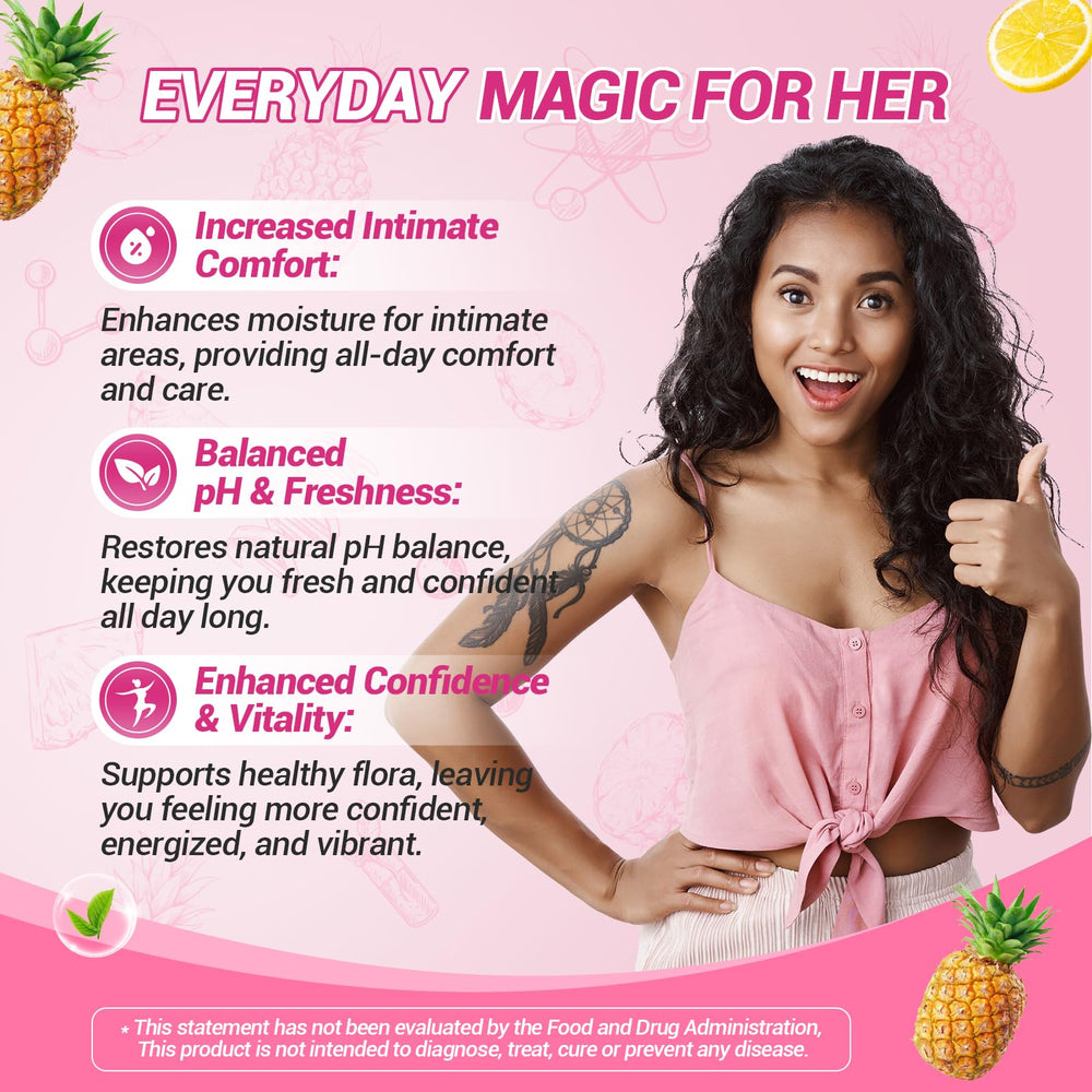 BURMINY slippery elm ingredient highlights gentle daily feminine support.