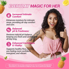 BURMINY slippery elm ingredient highlights gentle daily feminine support.