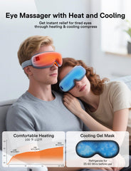 Burrki Eye Massager with cooling gel mask ready to chill for refreshing sessions.