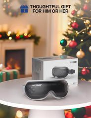 Burrki Eye Massager side view showing ergonomic design for comfort.