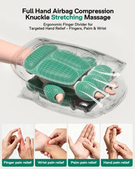 Burrki hand massager palm and wrist massage promotes relaxed joints and circulation