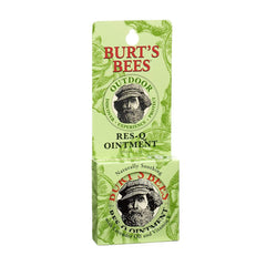 Burt's Bees Res-Q Ointment application scene suggests a multipurpose balm for skin care.