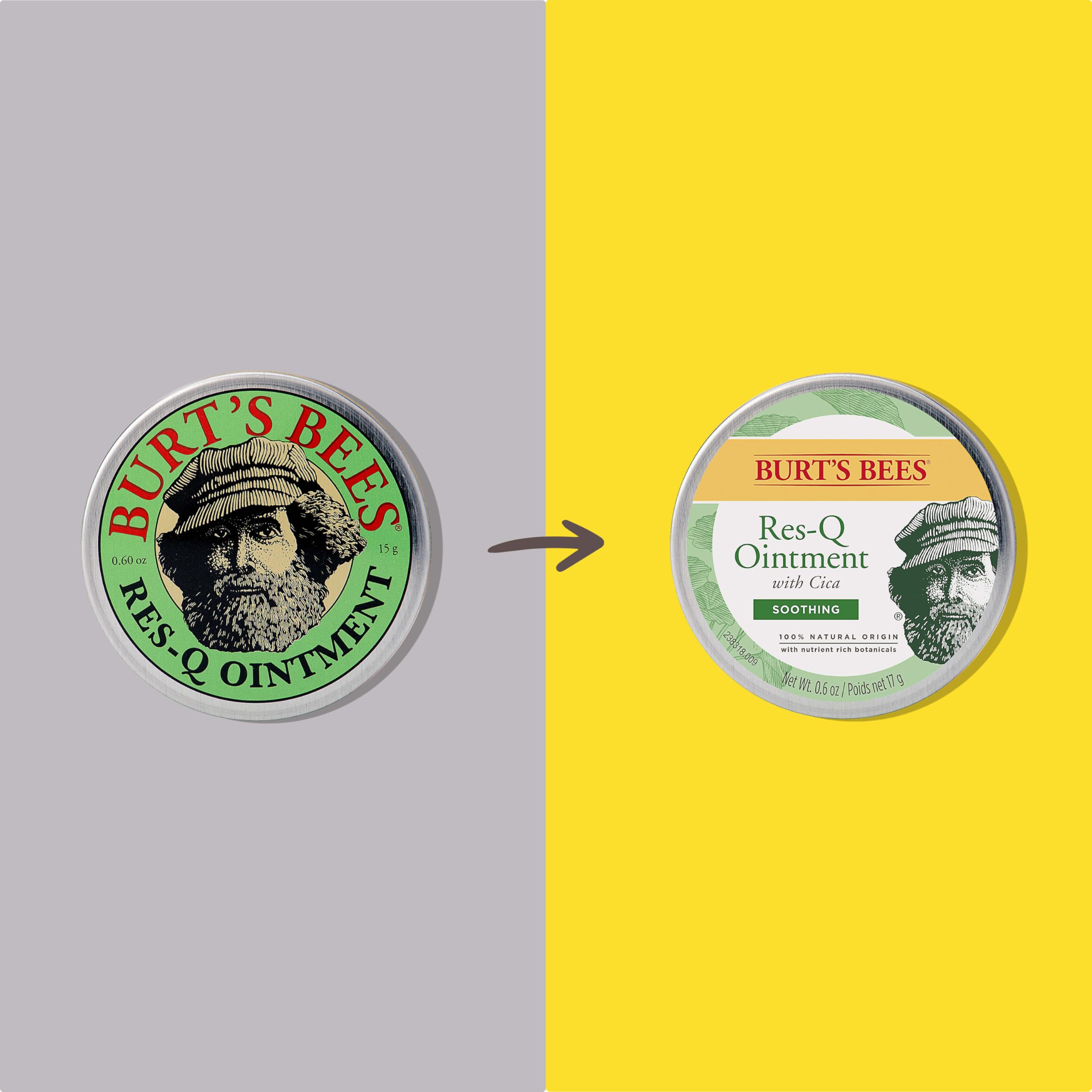 Burt's Bees Res-Q Ointment with cica blend nourishes skin and comforts dryness.