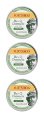 Burt's Bees Res-Q Ointment tin 3-pack for on-the-go soothing relief.