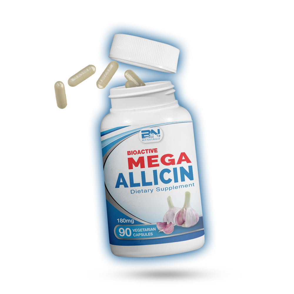 BuyNaturally Potent Allicin odor-controlled capsule for daily immune support.
