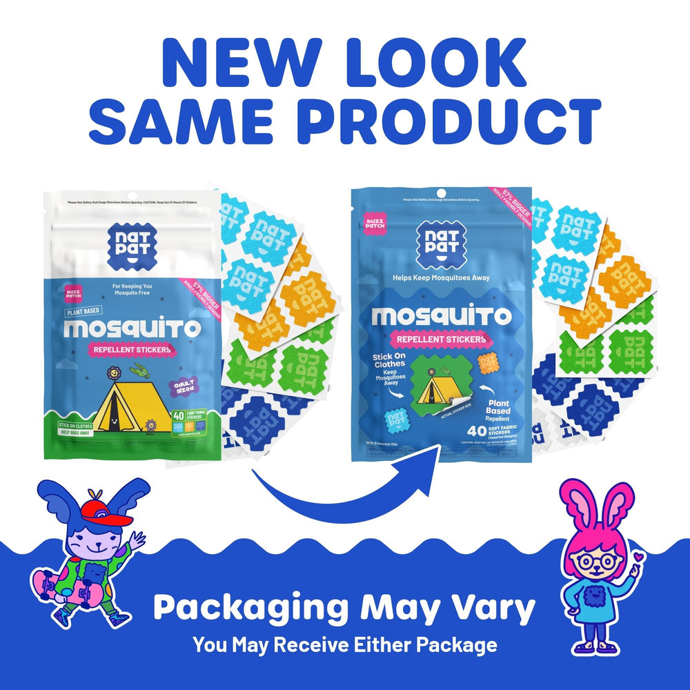 BUZZPATCH NATPAT 40-pack packaging showing product quantity