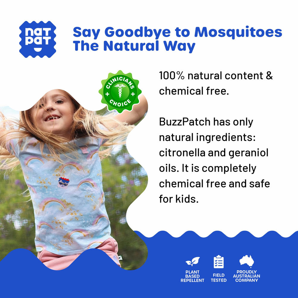 BUZZPATCH NATPAT kids designs offer fun wear for active children