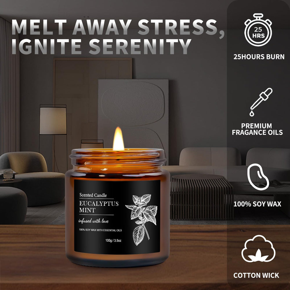 BVHDIA cedar candle jar for a natural, outdoors-inspired home scent.