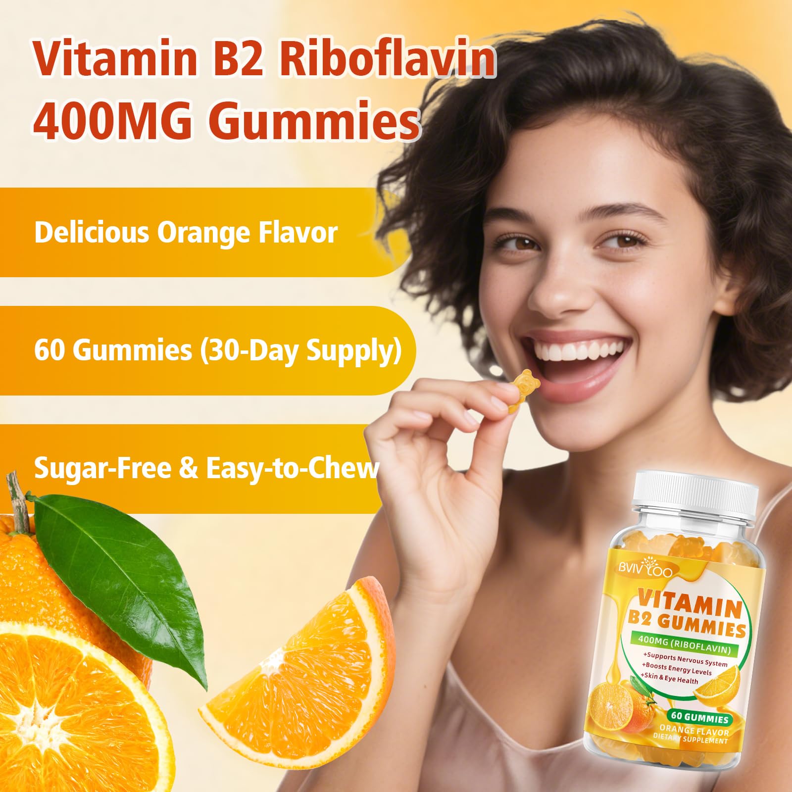 BVIVLOO Gluten-free non-GMO ingredients listed on label.