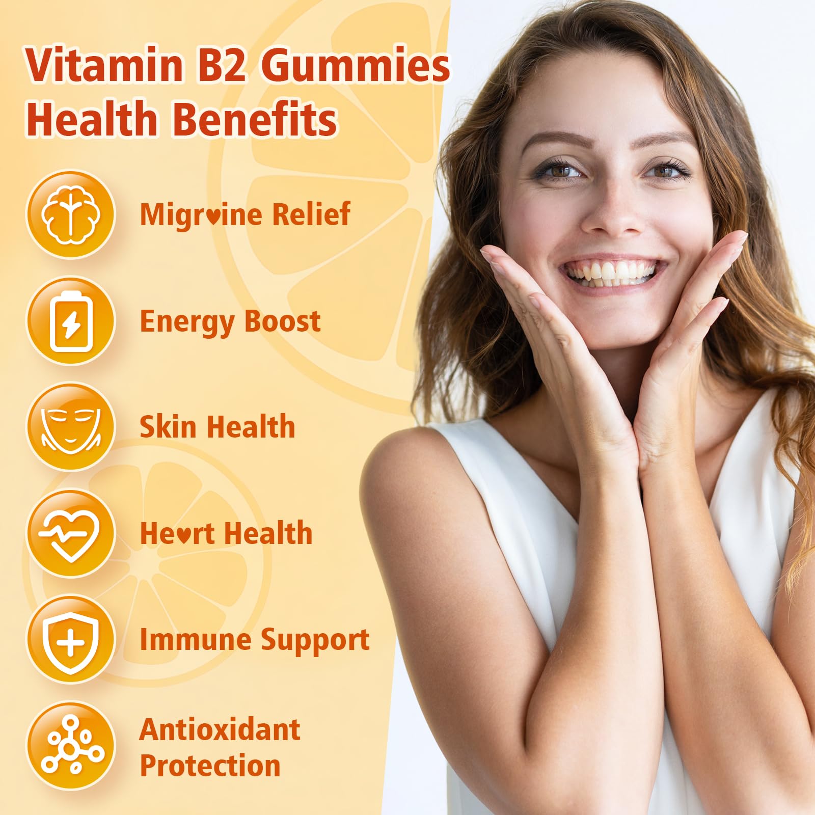 BVIVLOO orange-flavor gummies enhancing taste while supporting routine energy.