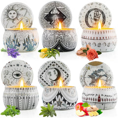 BXGRH Mystical candle set in celestial box, perfect for gifting.