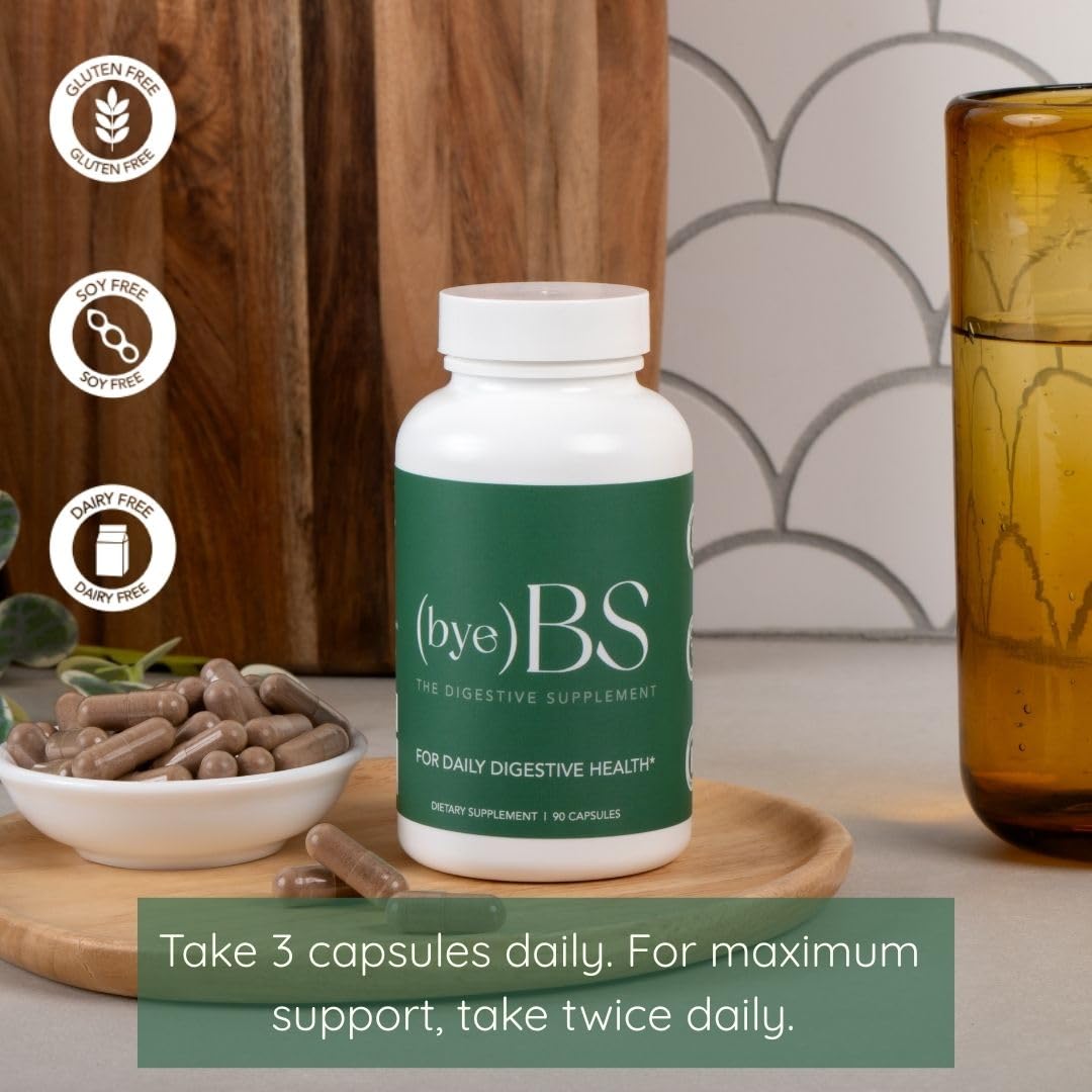 ByeBS peppermint extract helps calm the digestive system and reduce bloating.
