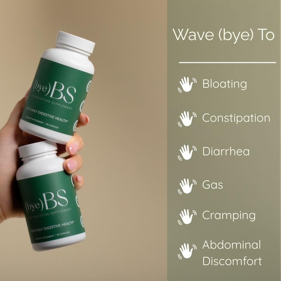 ByeBS slippery elm coating soothes the gut and eases occasional discomfort.