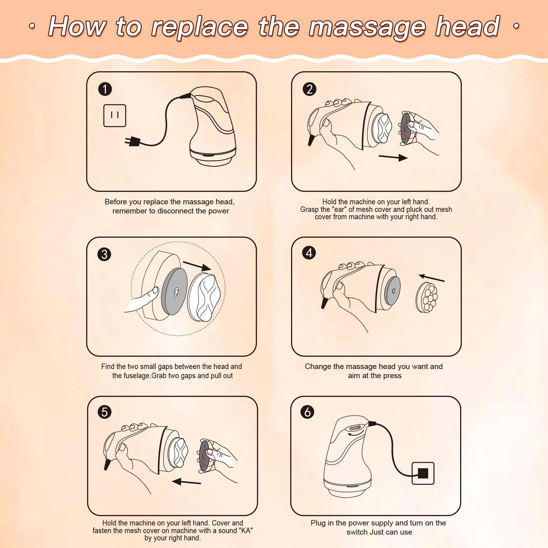 BYFUMO cellulite massager accessory bag keeps heads organized and ready.