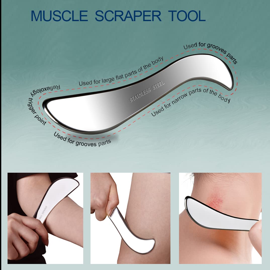 BYYDDIY D-shaped derma edge tool contours arcs and curves