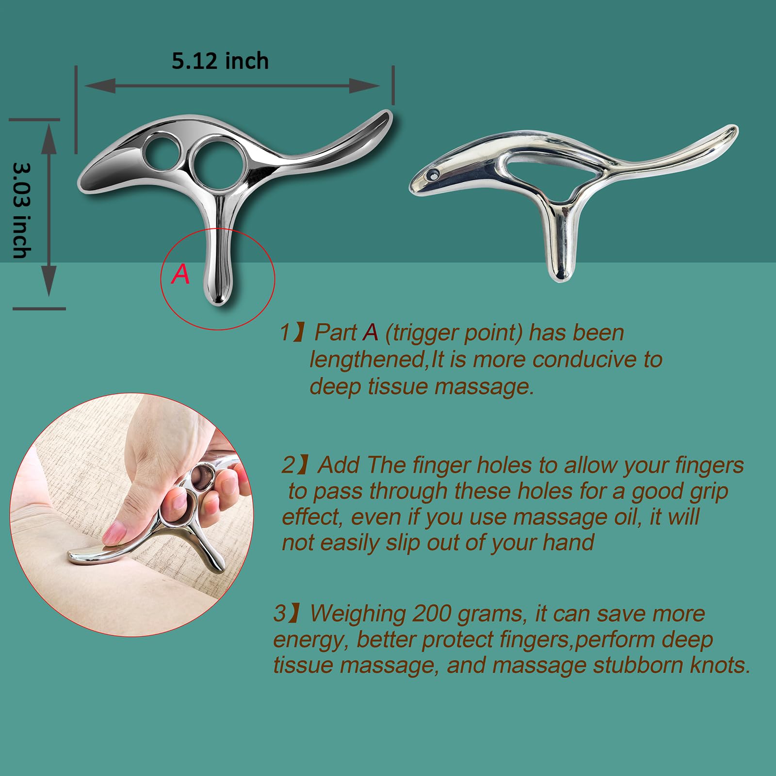 BYYDDIY Deep Tissue Massage Tool ideal for releasing stubborn knots after workouts.