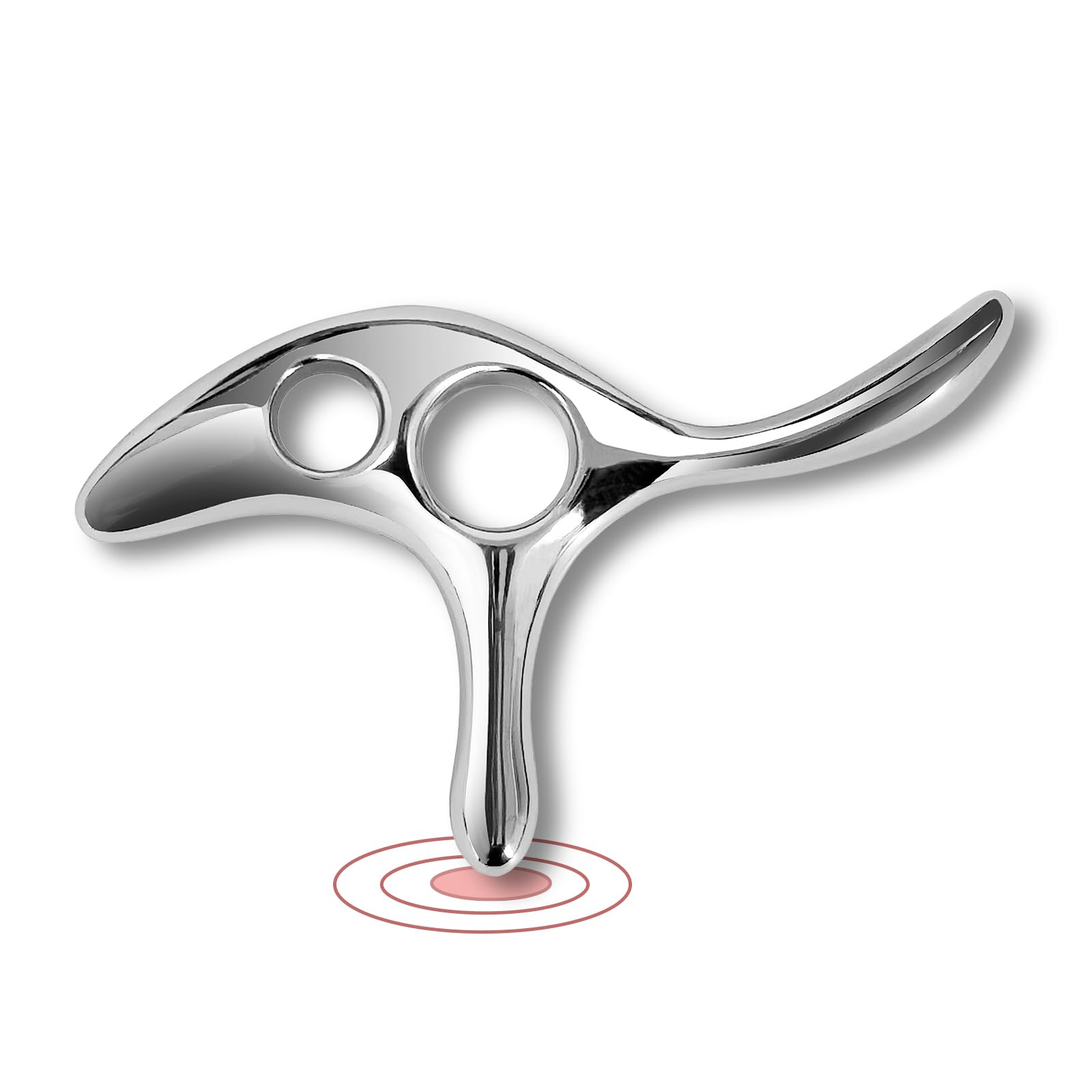 BYYDDIY Guasha Trigger Point Massage Tool with thumb protector targets tight knots safely.