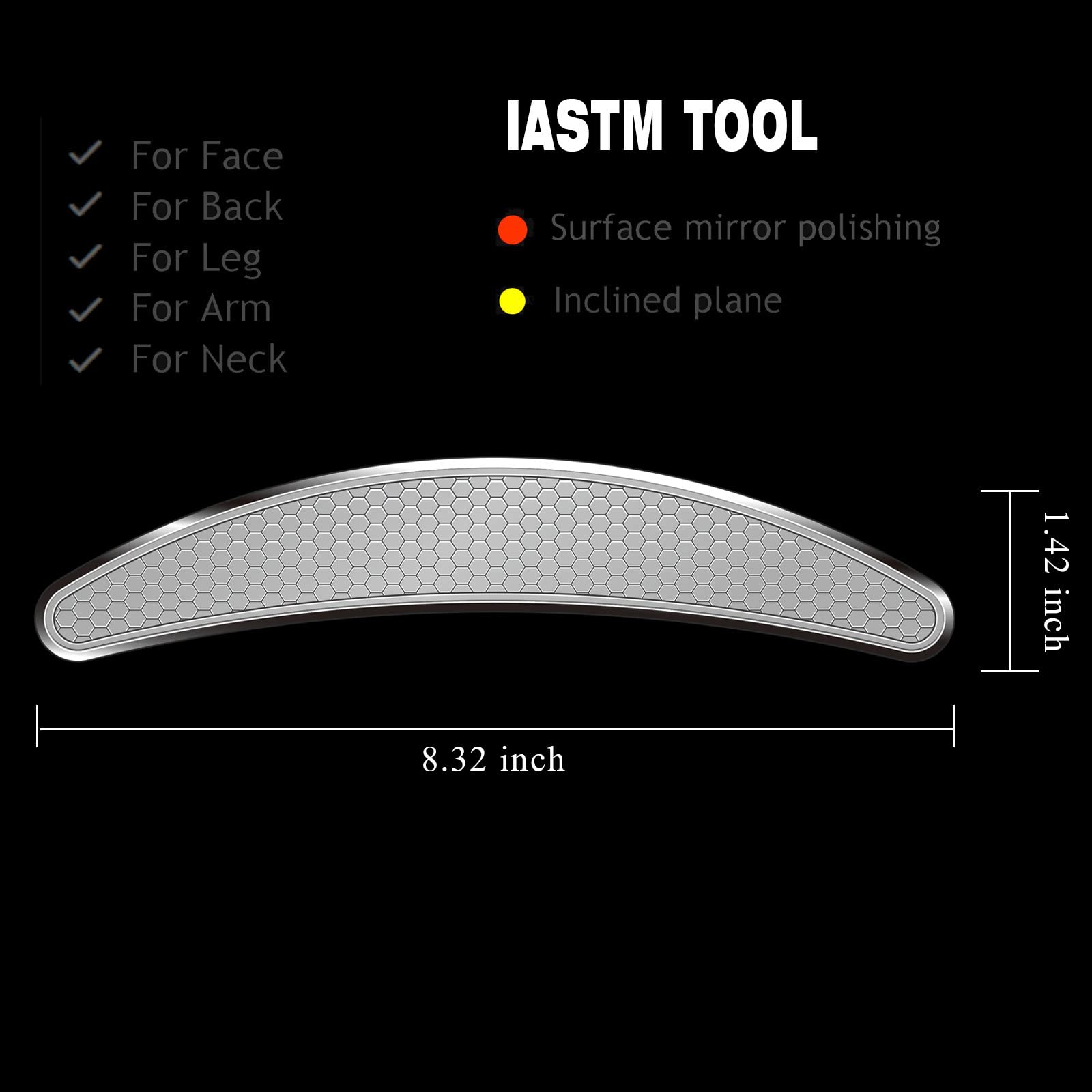 BYYDDIY IASTM tool targets tissue massage and recovery sessions