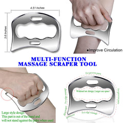 BYYDDIY S-shaped massage scraper for large flat areas