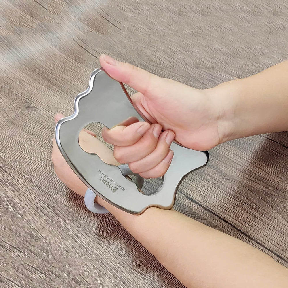BYYDDIY hands-on use shown for home massage and therapy