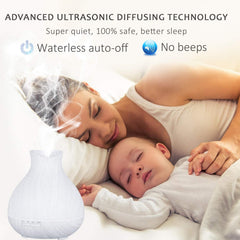BZseed Aromatherapy Diffuser LED lights seven colors create relaxing ambiance.