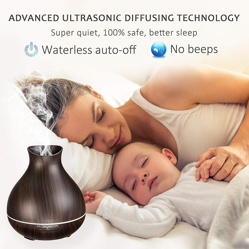 BZseed diffuser in wood-look finish adds modern decor