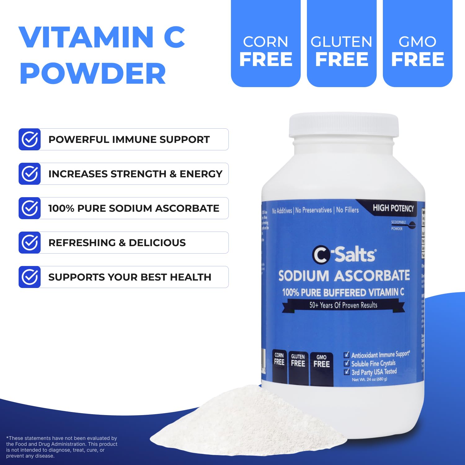 C-Salts product with trusted, over 50 years of vitamin C expertise